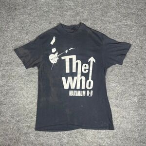 Thrashed The Who Maximum R&B Tour 1989 T Shirt Vintage Rock Band Mens Small